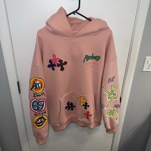 Chrome Hearts Pink sweat shirt hoodie pink matty boy size XL